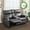 Dark Grey, variant on MCombo 65.7" Zero Wall Hugger Power Recliner Loveseat Sofa with Console for Small Space, Living Room, RV, Dark Brown