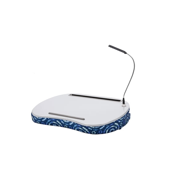 Sofia   Sam Lap Desk for Laptop and Writing with USB Light - Blue Sunbursts
