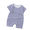 Blue Stripes, variant on LYMAYTER Soft Cotton Romper for Newborn Toddler Summer Crew Neck Short Sleeve Jumpsuit 0-24M
