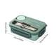 thumbnail image 3 of 4 Compartments In One Large Lunch Box, Leakproof Lunch Box Suitable For Dining Out Work School Plastic Microwave Lunch Box Sealed, 3 of 9