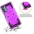 thumbnail image 3 of SOATUTO for Samsung A32 5G Case Full-Body Protective Built-in Screen Protector Kicksand Belt Clip Heavy Duty Dustproof Shockproof Anti-Scratch Armor Cover Samsung Galaxy A32 5G 4G - Purple, 3 of 7