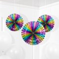 thumbnail image 3 of Fan 3 Ct Rainbow, Asst Sz, 3 of 3