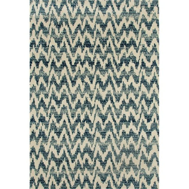 Art Carpet 25375 7 x 9 ft. Troy Collection Static Woven Area Rug, Blue