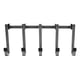 thumbnail image 3 of gancho para puerta gris 5 piezas, 3 of 5