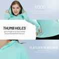thumbnail image 3 of MIER Women's UPF 50+ Sun Protection Hoodie Shirt Long Sleeve Outdoor UV Shirt, 3 of 7