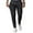 Black, variant on Men's Slim Fit Casual Pants, Elastic Waist Drawstring Solid Color Business Trousers for Office, Travel and Formal Casual,Camel,L