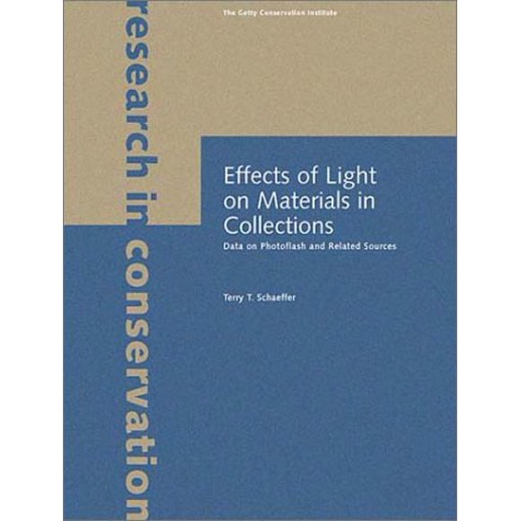 Effets de la Lumière sur les Matériaux dans les Collections: Données sur le Photoflash et les Sources Connexes (Recherche en Conservation)
