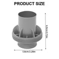 thumbnail image 6 of 2 Pack Pool Hose Adapter Hose Connectors Efficient Pool Maintenance Part Pool Fittings ABS Texture for Swimming Pools, 6 of 7