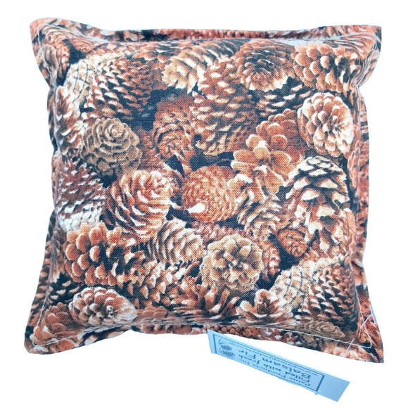 Paine's Balsam Fir Pillow Brown Pine Cones 5" x 5" Sachet Potpourri
