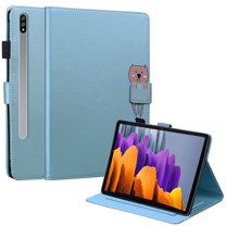Allytech Galaxy Tab S8 2022 Case, Galaxy Tab S7 2020 Case Model SM-X700 X706 T870 T875 T878, Slim Flip Cover Auto Sleep Wake Multi Angle Stand Case Cover for Samsung Galaxy Tab S8/S7 11-Inch - Blue