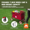 thumbnail image 2 of Ozark Trail Multi-Purpose Big Bucket Cart, Red Wagon, 2 of 13
