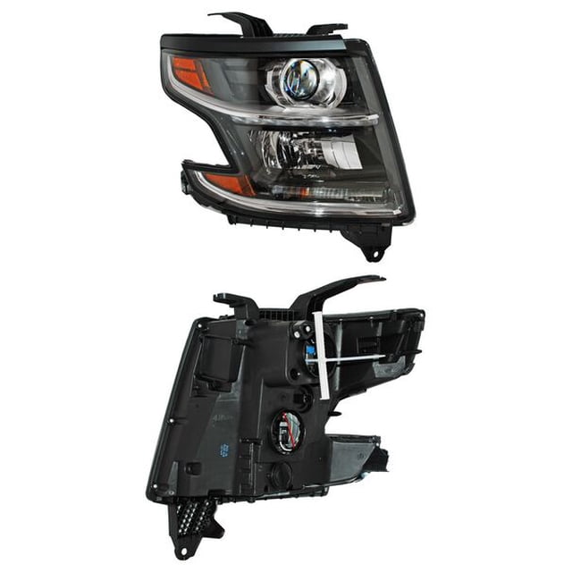 Faro Principal Tahoe 2018 A 2019 Chevrolet LADO PASAJERO Sup C/mold negra TYC .
