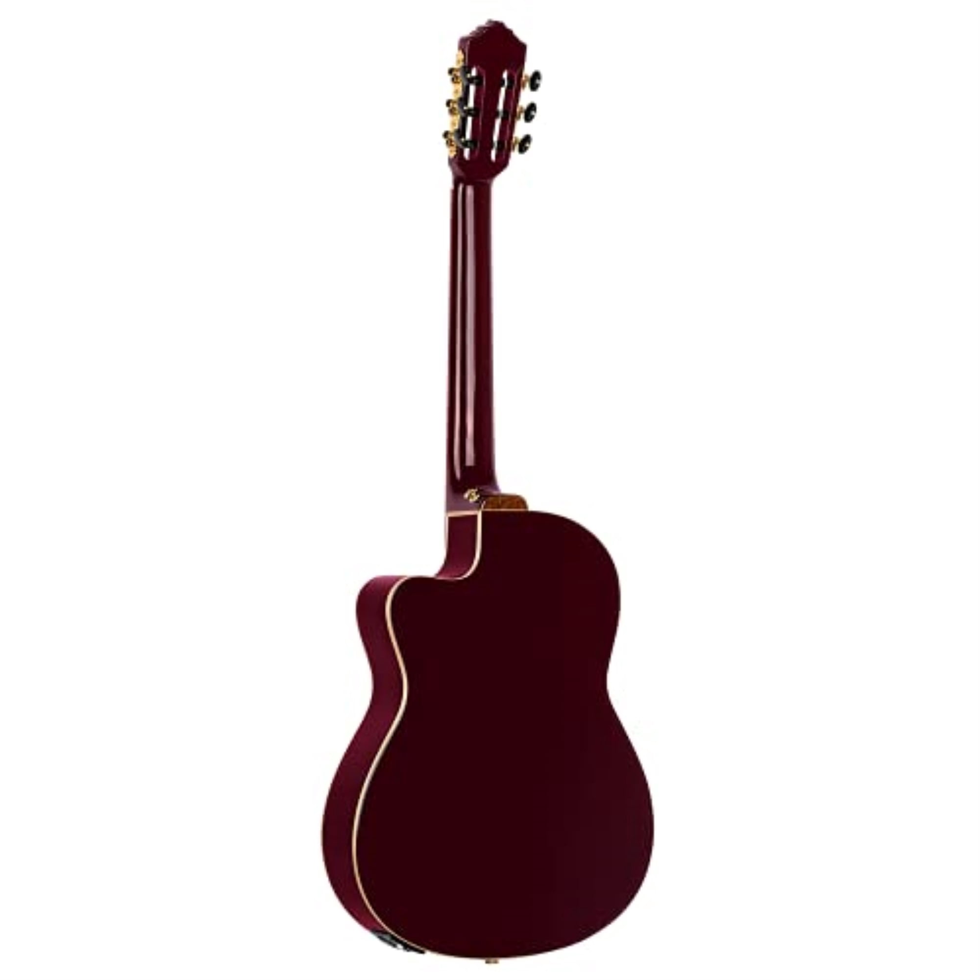 Performer Series Solid Top Thinline Crossover Acoustic-Electric Nylon Classical Guitar with Bag