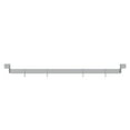 thumbnail image 2 of 48 in. Wall-Mounted Stainless Steel Single-Line Pot Rack, 2 of 6