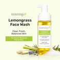 thumbnail image 2 of Kosmatology® Lemongrass Organic Foaming Face Wash – 6 fl oz | Natural Acne Treatment for Oily & Rosacea-Prone Skin | Gentle Cleanser with Rosemary & Lavender | Vegan & Cruelty-Free, 2 of 9