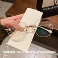 thumbnail image 5 of Women's Diamond Rimless Anti-Blue Light Presbyopia Glasses,Rhinestone Rimless Reading Glasses For Women,Anti Eyestrain, 5 of 7