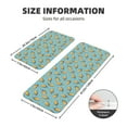 thumbnail image 2 of Xecao Lemon Ice Cream Patten Kitchen Rugs and Mats Sets,2 Pieces Non-Slip Washable Rugs, Kitchen Mat for Floor,Suit for Kitchen Decor and Accessories, 2 of 6