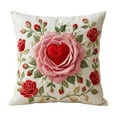 thumbnail image 2 of Heart Pattern Valentine's Pillowcase, Sofa Cushion Festive Ambiance Decoration for Living Room and Bedroom, 2 of 6