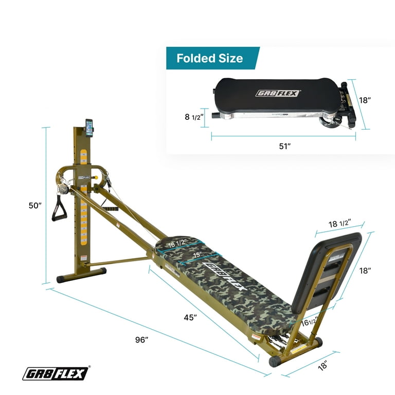GR8FLEX High Performance Gym Military XL Model with Total Over 100 Workout Exercises Walmart