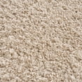 thumbnail image 6 of Cream Super Soft Polyester Shag Area Rug 6x9 Feet Machine Woven Latex Backing Non Slip Easy To Clean Home Decor, 6 of 10