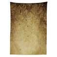 thumbnail image 3 of Ambesonne Vintage Tablecloth Rectangular Table Cover, Brown Floral Ornaments, 60"x84", Tan, 3 of 4