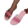 thumbnail image 4 of Sandalias de verano para mujer Sandalias planas sin cordones Zapatos romanos Sandalias informales con punta abierta Wmkox8yii ytu8461, 4 of 5