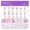 M, variant on Nail Accessories Heart Shape Flatback Nail Gems 12 Grids Decorating Set for Crafting Design