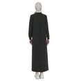 thumbnail image 5 of Black - Black - Crew neck - Unlined - Modest Dress - Refka, 5 of 5