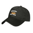 thumbnail image 3 of PMVFHDE Casquette de Baseball Décontractée pour Femmes, Mode, Douce, Lavée, Imprimé Lettre, Noir, 3 of 3