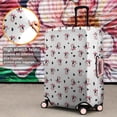 thumbnail image 4 of White Cow Black Spot Bow Pattern Luggage Cover Fashion Suitcase Cover Baggage Covers Fit 25-28 Inch Luggage (Go Travel), 4 of 5