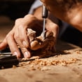 thumbnail image 3 of Herramientas para tallar madera Apuakthei, 5 piezas de herramientas para trabajar la madera con esmerilado, brocas para trabajar la madera con vástago de 1/8", herramienta rotativa para tallado,, 3 of 7