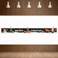 thumbnail image 3 of Festive Design Merry Christmas Santa Claus Snowman Holiday Banner for Christmas Party Decorations Winter Celebration, 3 of 9