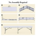 thumbnail image 6 of Costway 1 PCS Portable Folding Bench with Convenient Handle Non-slip Foot Pads Sturdy Metal Legs, 6 of 9