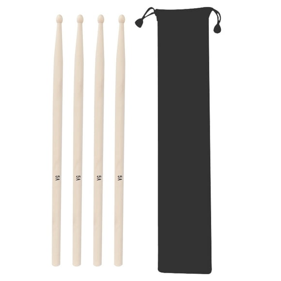 5A Drum Sticks, Maple Material Drum Kit 5A Drumsticks Jazz Drum Sticks Elegant Color For Young Drummers For Adults M02769
