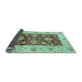 thumbnail image 2 of Ahgly Company Indoor Rectangle Oriental Light Blue Traditional Area Rugs, 7' x 10', 2 of 4