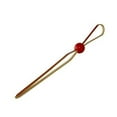 thumbnail image 2 of "Luka" Bamboo Double Pick with Red Adjustable Ball Case of 100, PacknWood - Biodegradable Wood Skewer Sticks for Appetizers, Drinks Accessories 5.3" PK209BBLUKAR, 2 of 3