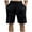 Black, variant on FRSASU Men's Capri Sweat Shorts Hip Hop Solid Below Knee Loose Basketball Athletic Shorts with Pockets Dark Gray