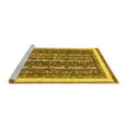 thumbnail image 2 of Ahgly Company Machine Washable Indoor Rectangle Abstract Yellow Modern Area Rugs, 7' x 10', 2 of 4