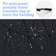 thumbnail image 4 of Nueva bolsa de maquillaje de PU, bolso cuadrado portátil para viaje., 4 of 6