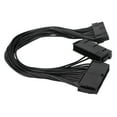 thumbnail image 4 of PSU Extension Cable Kit,Dual PSU Adapter 24pin Power Supply Splitter Power Supply Cables Luxury Finish, 4 of 9