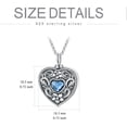 thumbnail image 3 of Personalized Heart Urn Locket Necklace for Ashes and Pictures 925 Sterling Silver Customized Locket Cremation Necklace for Ashes Memorial Keepsake Jewelry for Women, 3 of 7