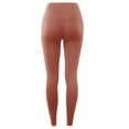 thumbnail image 3 of A2Y Women's Ribbed High Waist Seamless Leggings Cedar Wood SM, 3 of 3