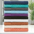 Superior Egyptian Cotton Two Pattern and Solid 6Piece Towel Set