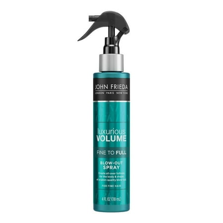 John Frieda Luxurious Volume Fine To Full Blow-Out Spray, 4 Fl (Best Products To Add Volume To Fine Hair)