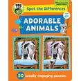 thumbnail image 1 of Spot the Difference: Adorable Animals!: 64 Picture Puzzles, Thousands of Challenges (PBS Kids), 1 of 3