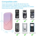 thumbnail image 2 of Fintie Durable EVA Graphing Calculator Case Texas Instruments TI-Nspire CX II CAS/TI-84 Plus, Black, 2 of 7