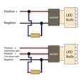 thumbnail image 6 of 2x T20 7440 7443 LED Error Canceller Canbus Load Resistor Hyper Flash Decoder, 6 of 11