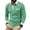 Army Green, variant on CCRFTGI Mens Polo Shirts Casual Long Sleeve Shirt Classic Golf Polos collared shirts Army Green L