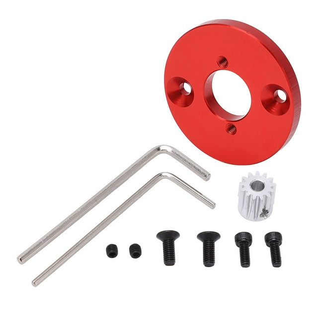 RC Car Upgrade Motor Holder, Flexible Portable Motor Mounting Holder Aluminum Alloy For 1/12 RC Cars Red