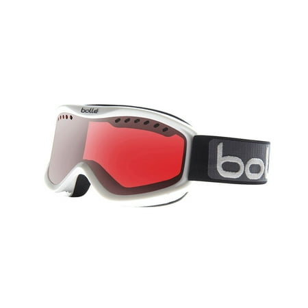 Bolle Carve Snow Goggles (White Frame and Vermillion Lens)